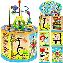 Koka attīstošais aktivitāšu kubs 8-in-1 22429