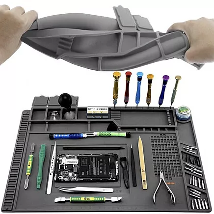 Silikona servisa paklājiņš-organizators 30x45cm Bigstren 22727