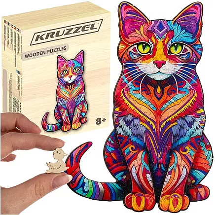 Wooden puzzle - Kruzzel puzzle 22878