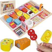 Kruzzel Bērnu Koka Rotaļlieta Saldējuma Veikals 22494