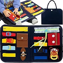 Izglītojošā Rotaļlieta Manipulācijas Sensorais Aktivitāšu Dēlis Kruzzel 23618