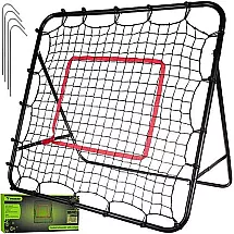 Saliekamie bernu treniņu futbola varti, tikls 120x120x50