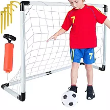 Football goal + ball + pump