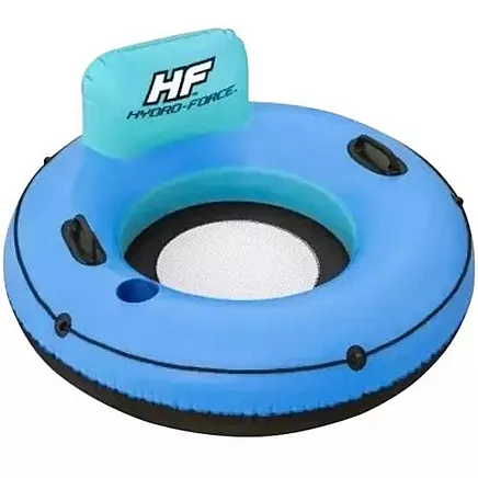 Inflatable chair with backrest