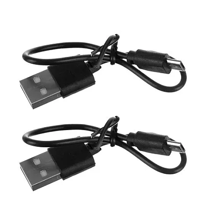 4T6 USB velosipēda priekšējais un aizmugurējais lukturis ar iebūvētu akumulatoru