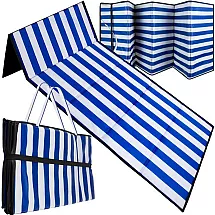 Trizand Pludmales Piknika Paklājs 190x66cm, Zila