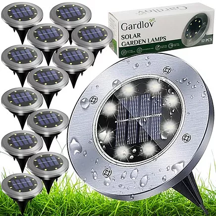 Solar garden lights - 12 pcs. Gardlov 24001