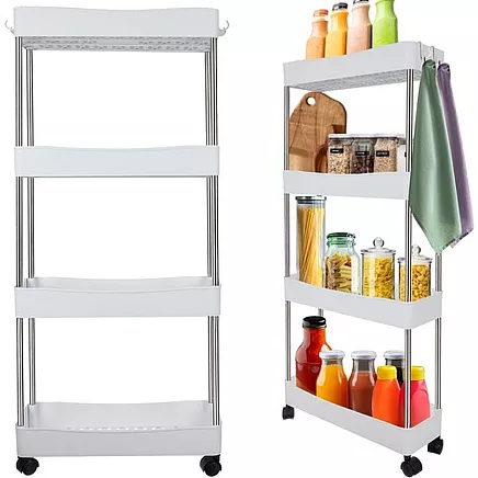 Kitchen/bathroom shelf on wheels Ruhhy 24291