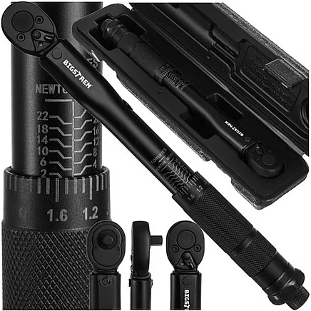 Dinamometriskā uzgriežņu atslēga 1/4 2-24Nm Bigstren 24591