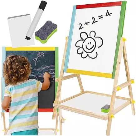 Wooden double-sided board Kruzzel 23546