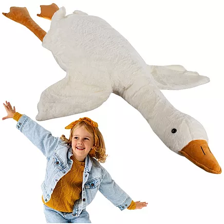 Mīksta Plīša Rotaļlieta Talismans Zoss 130cm Kruzzel 24720