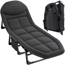 Saliekamā kempinga gulta Trizand 25380 ar matraci, līdz 150 kg