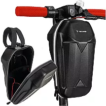 Trizand 25205 ūdensizturīga skrejriteņa stūres soma, 5L, melna