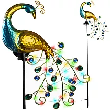 Gardlov 25281 Solārā dārza lampa Pāvs ar 40 LED, ūdensizturīga IP44