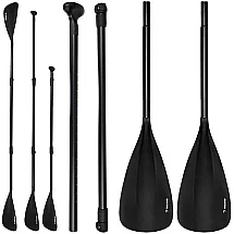 Regulējams 4 daļu airis 229 cm 2in1 Trizand, melns