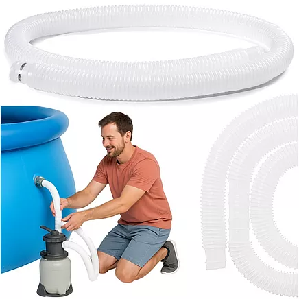 Baseina sūknim paredzēta Intex 29059 šļūtene 1,5 m, 32 mm, balta