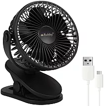 Bezvadu ventilators ar klipsi Ruhhy 25567, melns