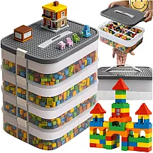 Pudełko na klocki- 4 poziomy Kruzzel 25758