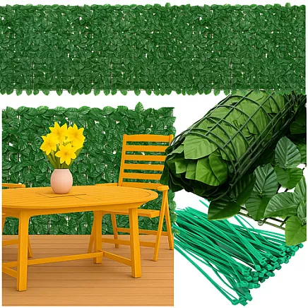 Mākslīgais dzīvžogs uz balkona 5x0,5m Gardlov 25342