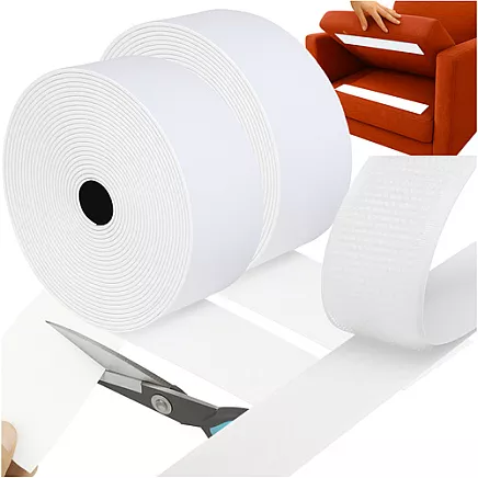 Self-adhesive Velcro tape 5mx5cm white Ruhhy 25807