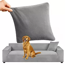 Stūra dīvāna pārvalks Ruhhy 26181, 190-230 cm, tumši pelēks