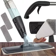 Mops ar izsmidzinātāju Ruhhy 26152, 600 ml, pelēks/balts