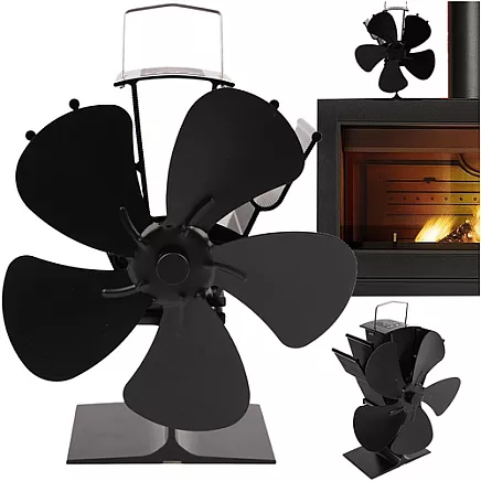 Kaminer 26206 5-blade fireplace fan