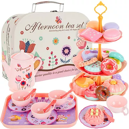 Childrens tea set in a suitcase 26367