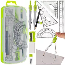 Geometric set 10 pieces Maaleo 26170