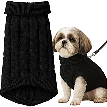 Dog/cat clothes size L black Purlov 26218