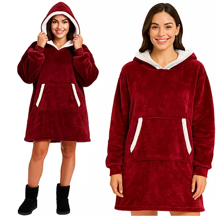 XXL sweatshirt - red blanket Ruhhy 26145