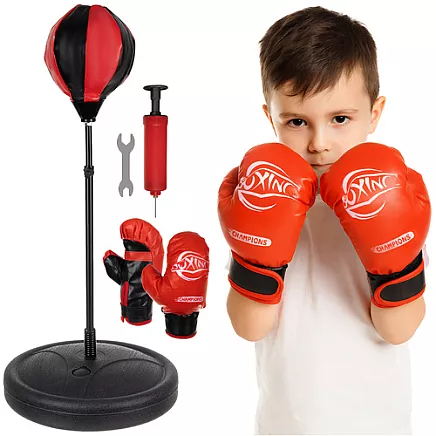 Boxing set - punch + gloves 26094