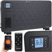 Electric heater - black Ziflo Kaminer 26403