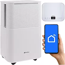 Kondensācijas gaisa sausinātājs Ruhhy Dryzix 500, 12L/24h, ar WiFi, balts