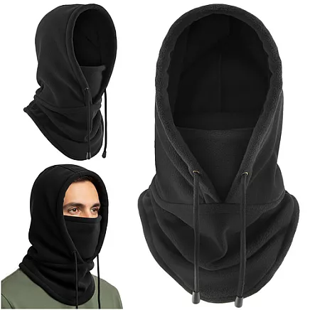 Winter scarf - black Trizand 26127