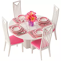 Lellēm mēbeļu komplekts ēdamistaba 43 el. 26698