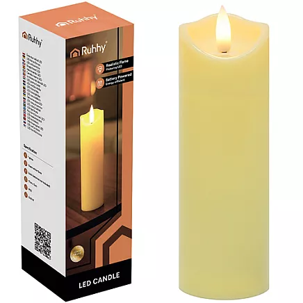 LED candle/insert 17x5cm 1pc Ruhhy 26720