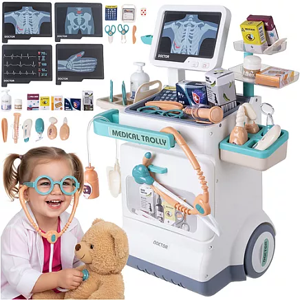 Childrens medical kit with accessories