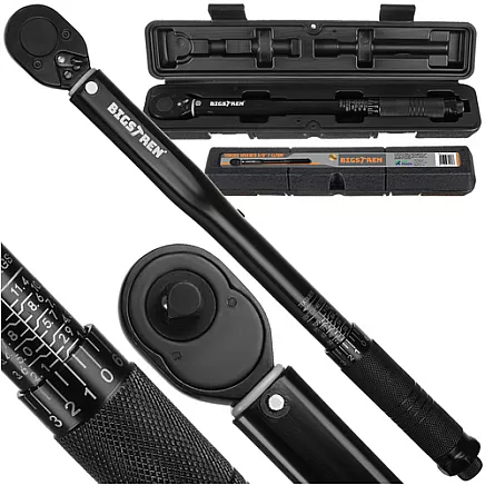 Dinamometriskā atslēga Bigstren 3/8 7-112 Nm ar sertifikātu 26079