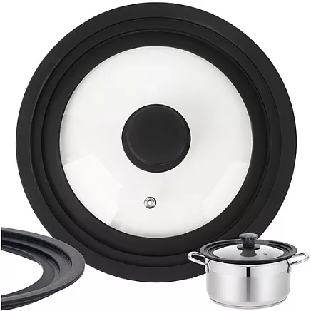 3-in-1 silicone lid 18/20/22cm Ruhhy 25563