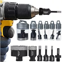 Diamond hole saws - set of 6 Bigstreen 27079