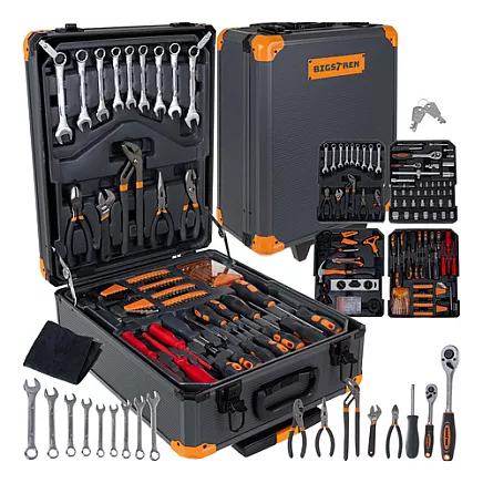 Tool set in a 1000-piece case. Bigstreen 26510