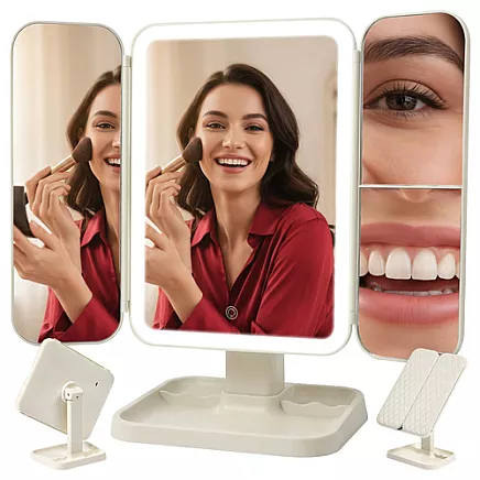 LED folding cosmetic mirror Soulima 26952