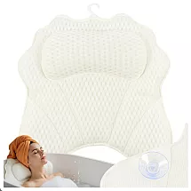 Relaksācijas vannas spilvens Ruhhy 27050 galvas balsts ar 6 piesūcekņiem