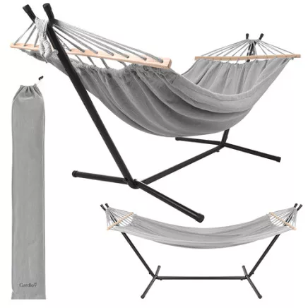 Garden hammock 200x150cm Gardlov with frame 27293