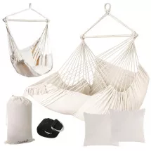 Swing - hanging chair 210cm beige Gardlov