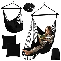 Swing - hanging chair 210cm black Gardlov