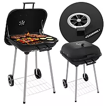 Grill ogrodowy z pokrywą53x77x46cm Kaminer