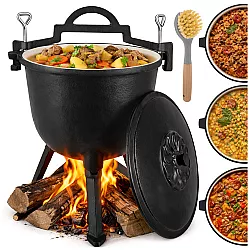 Kociołek żeliwny emaliowany 8l Kaminer