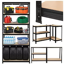Storage rack - black 220x100x45 Bigstreen